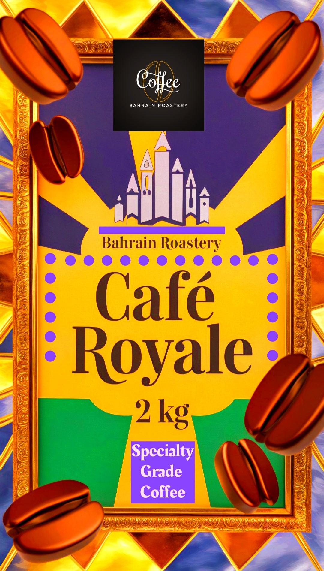 2kg Café Royale Organic Whole Beans