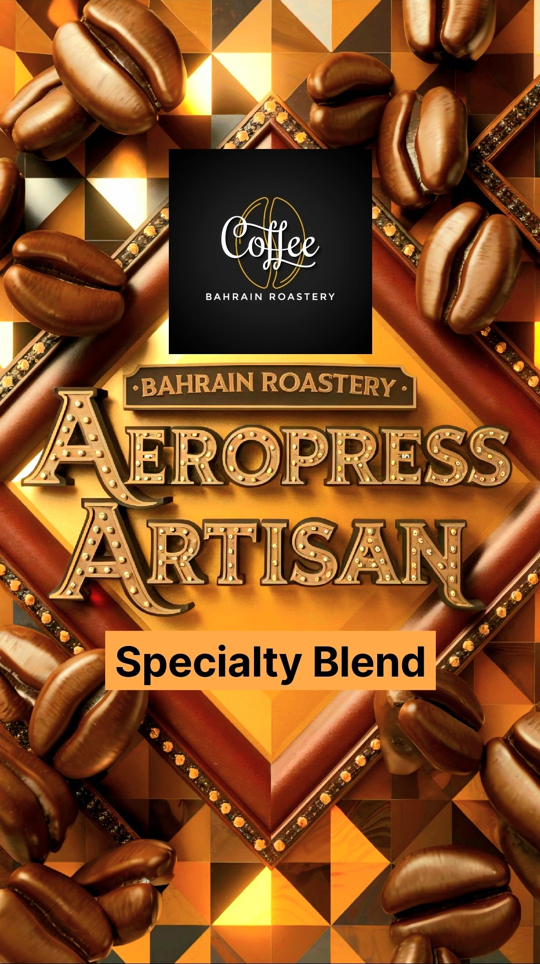 Aeropress Artisan Specialty Ground coffee Blend 1/2 kg