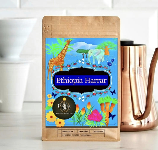 Ethiopian Harrar Coffee Beans 1/2 KG بن إثيوبيا هرري