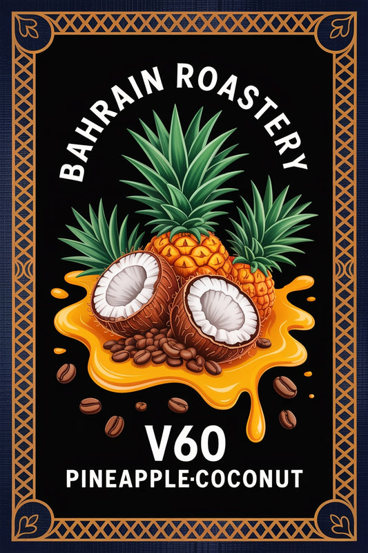 1/2 kg v60 Pineapple Coconut Ground Coffee