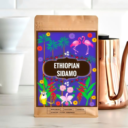 Ethiopian Sidamo Coffee Beans 1/2 KG بن القهوة الإثيوبية السيدامو